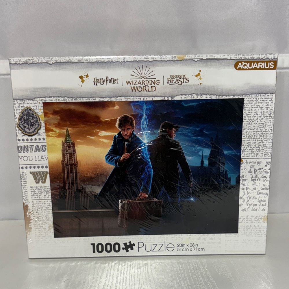 Aquarius Harry Potter Fantastic Beasts Puzzle 1000 Pieces NWT